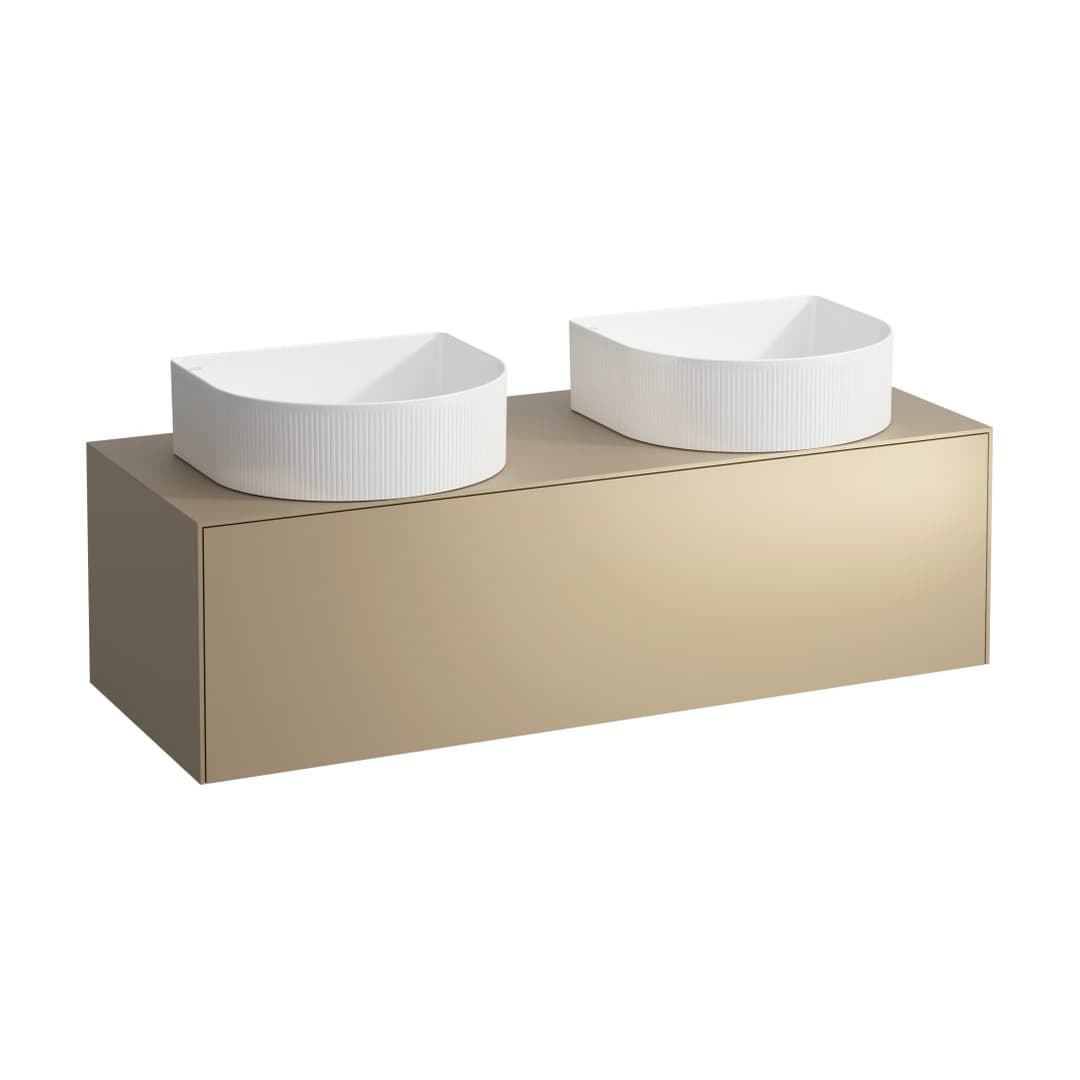 Laufen SONAR – Έπιπλο Νιπτήρα – 1175 mm, 1 συρτάρι, ανοίγματα αριστερά & δεξιά, για νιπτήρα H812340 – Gold (lacquered) (H4054240340401)