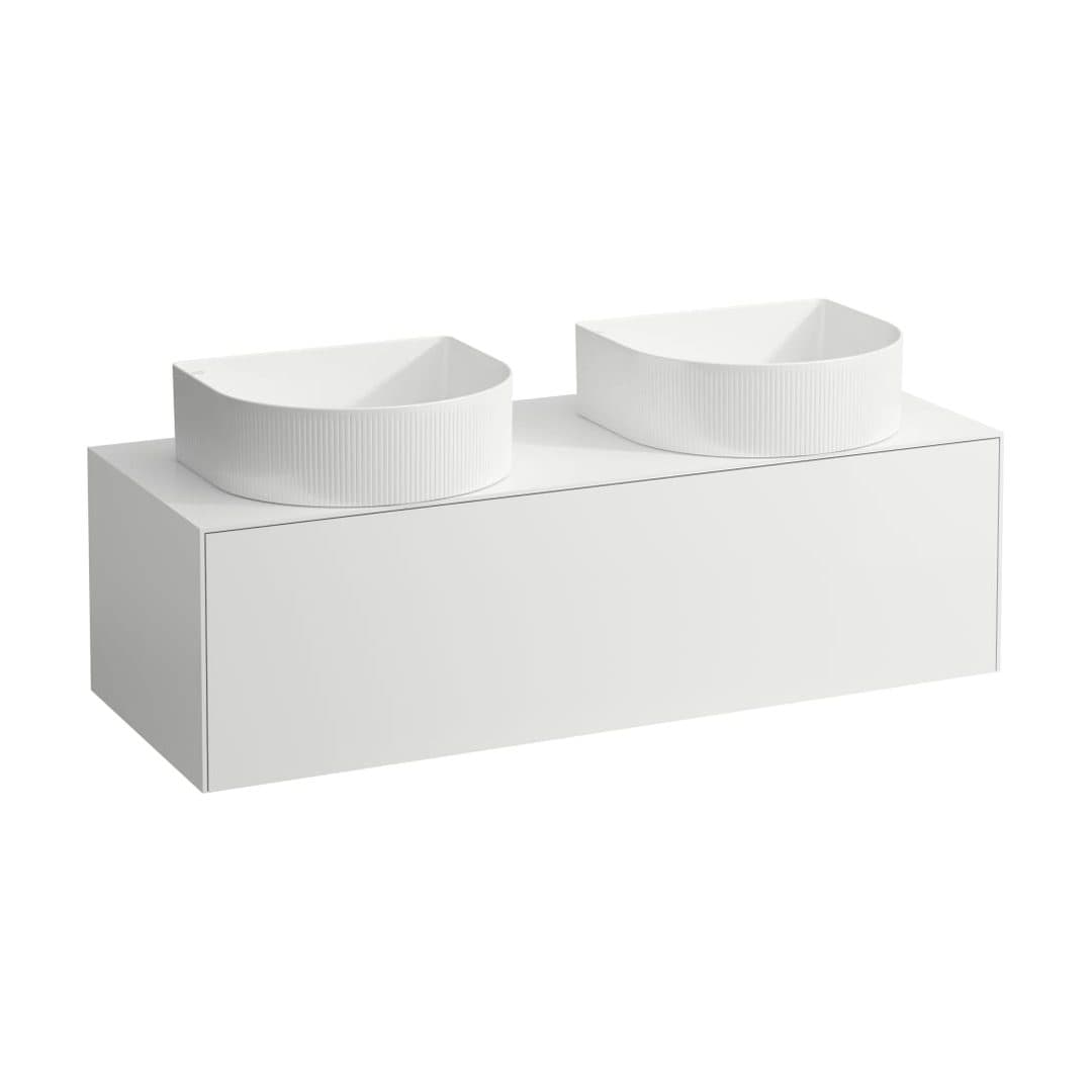 Laufen SONAR – Έπιπλο Νιπτήρα – 1175 mm, 1 συρτάρι, ανοίγματα αριστερά & δεξιά, για νιπτήρα H812340 – White Matt (H4054240341701)