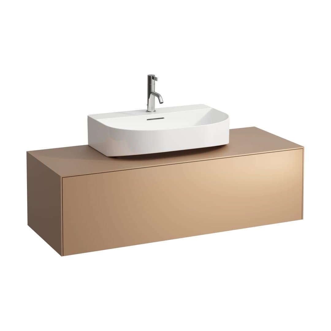 Laufen SONAR – Έπιπλο Νιπτήρα – 1175 mm, 1 συρτάρι, κεντρικό άνοιγμα, για νιπτήρα H816341 – Copper (lacquered) (H4054510340411)