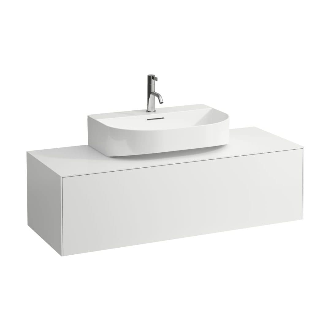 Laufen SONAR – Έπιπλο Νιπτήρα – 1175 mm, 1 συρτάρι, κεντρικό άνοιγμα, για νιπτήρα H816341 – White Matt (H4054510341701)