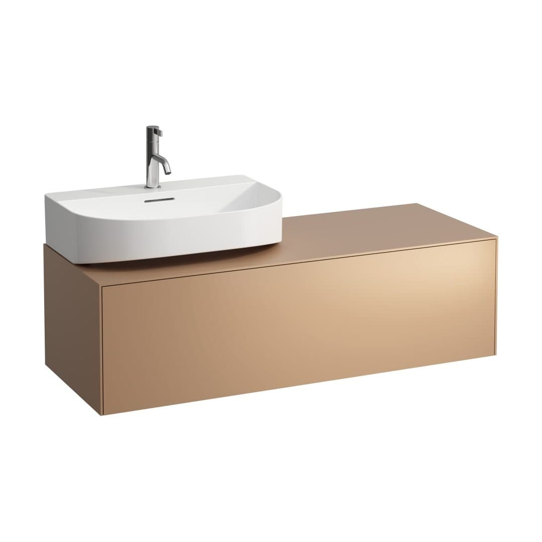 Laufen SONAR – Έπιπλο Νιπτήρα – 1175 mm, 1 συρτάρι, άνοιγμα αριστερά, για νιπτήρα H816341 – Copper (lacquered) (H4054520340411)
