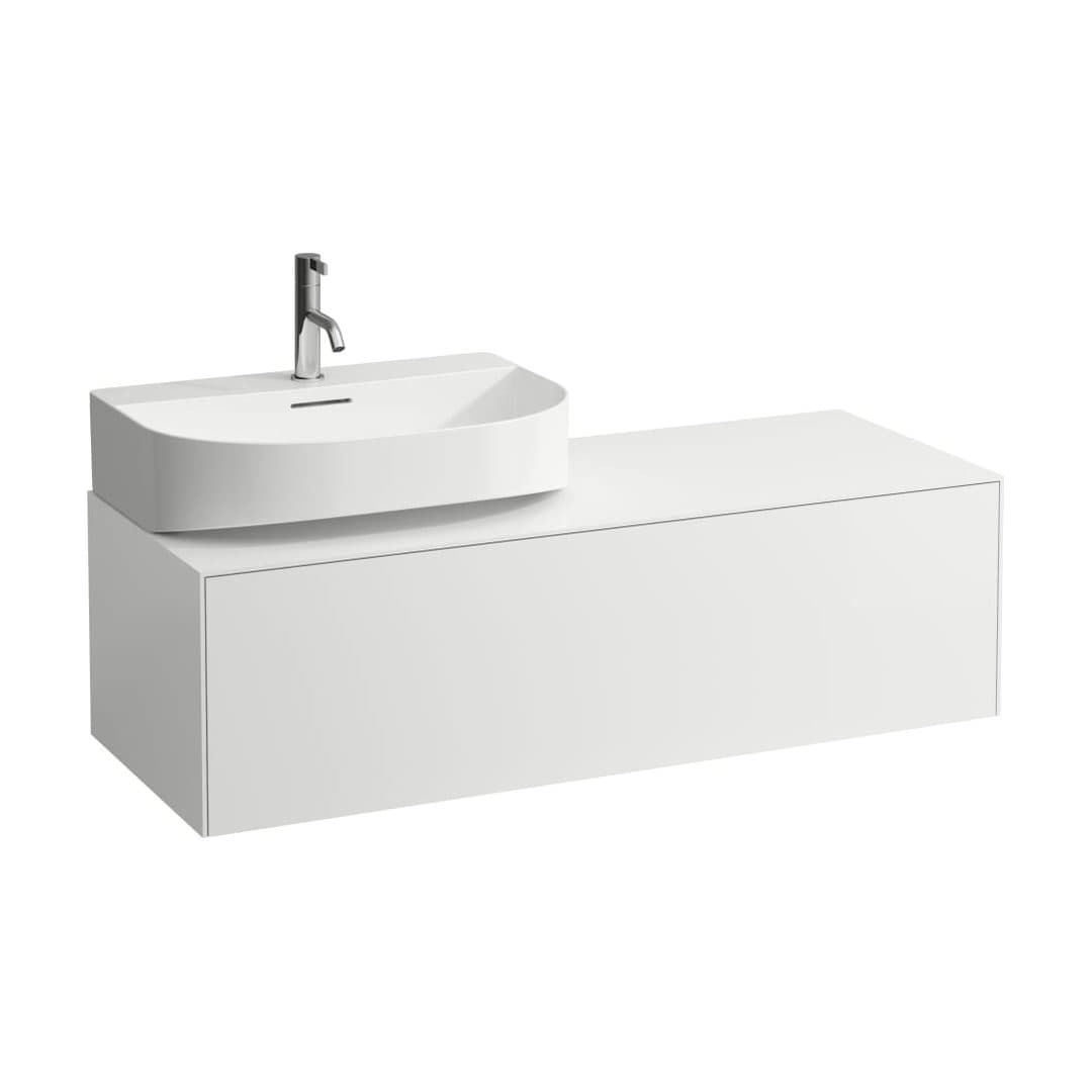 Laufen SONAR – Έπιπλο Νιπτήρα – 1175 mm, 1 συρτάρι, άνοιγμα αριστερά, για νιπτήρα H816341 – White Matt (H4054520341701)