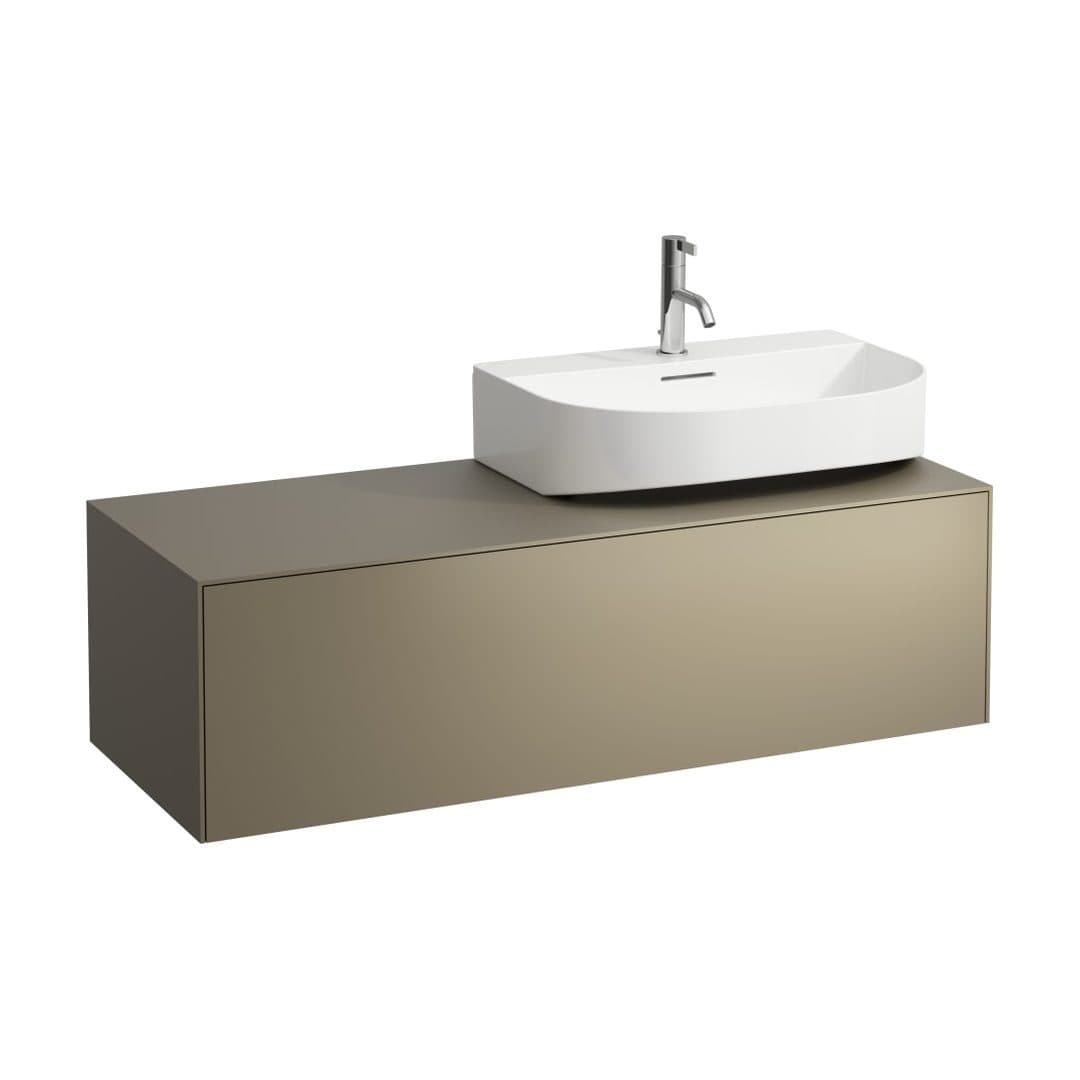 Laufen SONAR – Έπιπλο Νιπτήρα – 1175 mm, 1 συρτάρι, άνοιγμα δεξιά, για νιπτήρα H816341 – Titanium (lacquered) (H4054530340421)