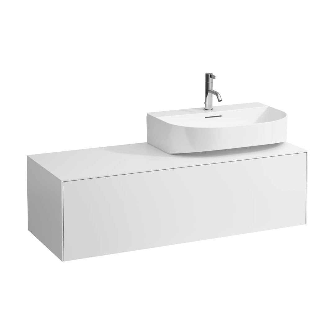 Laufen SONAR – Έπιπλο Νιπτήρα – 1175 mm, 1 συρτάρι, άνοιγμα δεξιά, για νιπτήρα H816341 – White Matt (H4054530341701)