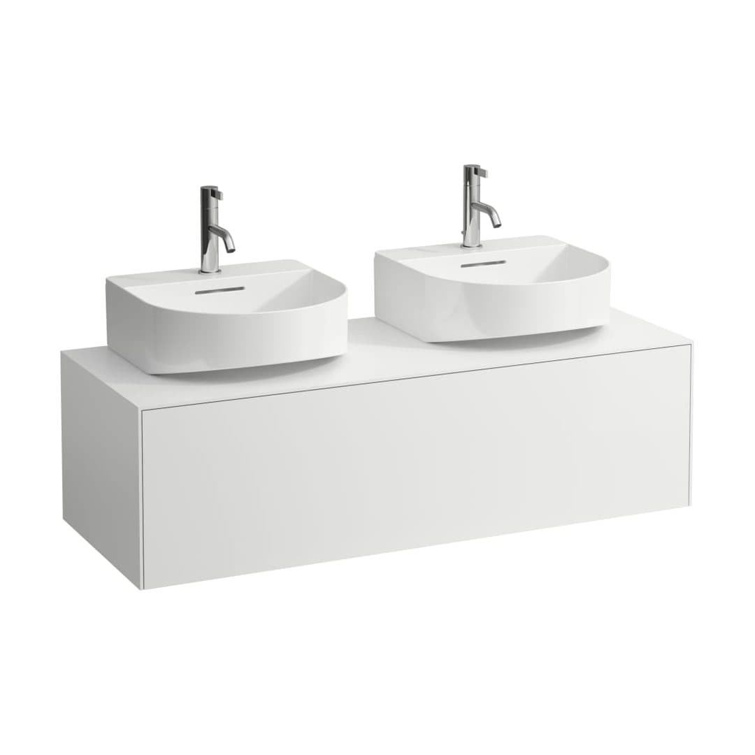 Laufen SONAR – Έπιπλο Νιπτήρα – 1175 mm, 1 συρτάρι, ανοίγματα αριστερά & δεξιά, για νιπτήρα H816341 – White Matt (H4054540341701)
