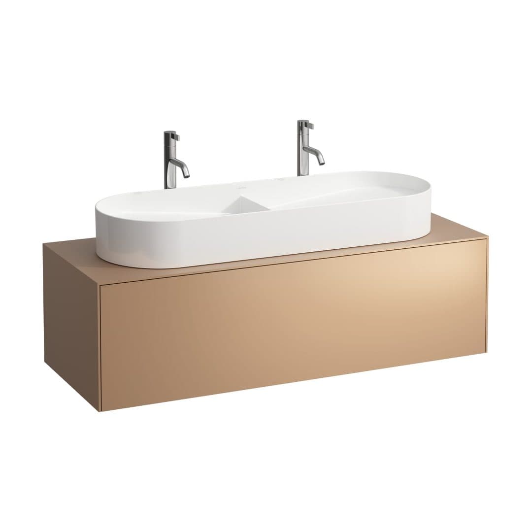 Laufen SONAR – Έπιπλο Νιπτήρα – 1175 mm, 1 συρτάρι, κεντρικό άνοιγμα, για νιπτήρα H812348 – Copper (lacquered) (H4054710340411)