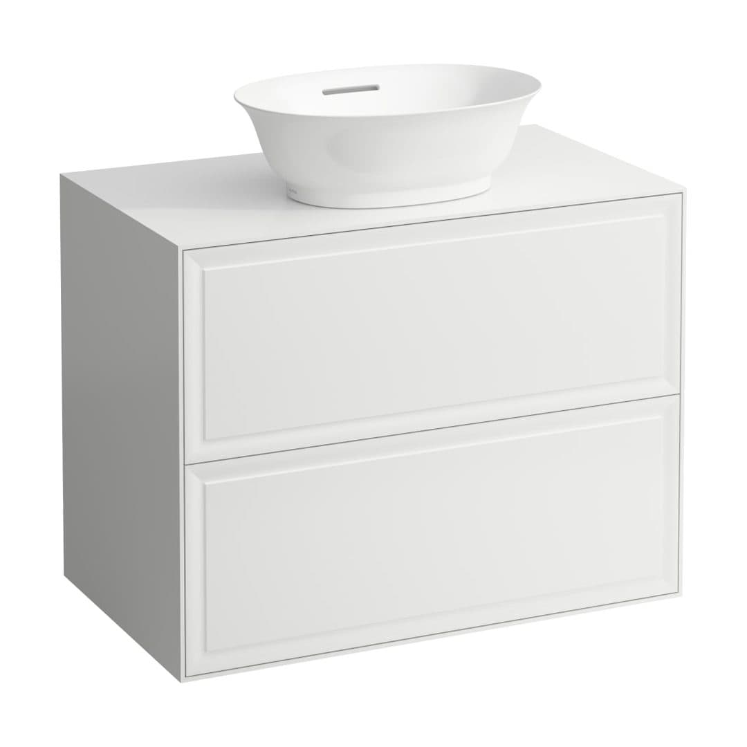 Laufen THE NEW CLASSIC – Έπιπλο Νιπτήρα – 775 mm, 2 συρτάρια – White Matt (H4060120851701)