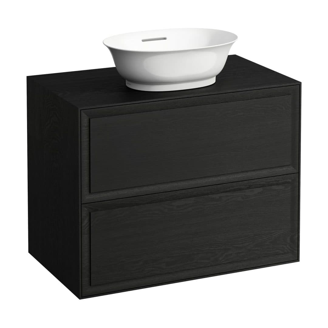 Laufen THE NEW CLASSIC – Έπιπλο Νιπτήρα – 775 mm, 2 συρτάρια, για νιπτήρα H812850 – Blacked Oak (H4060120856281)