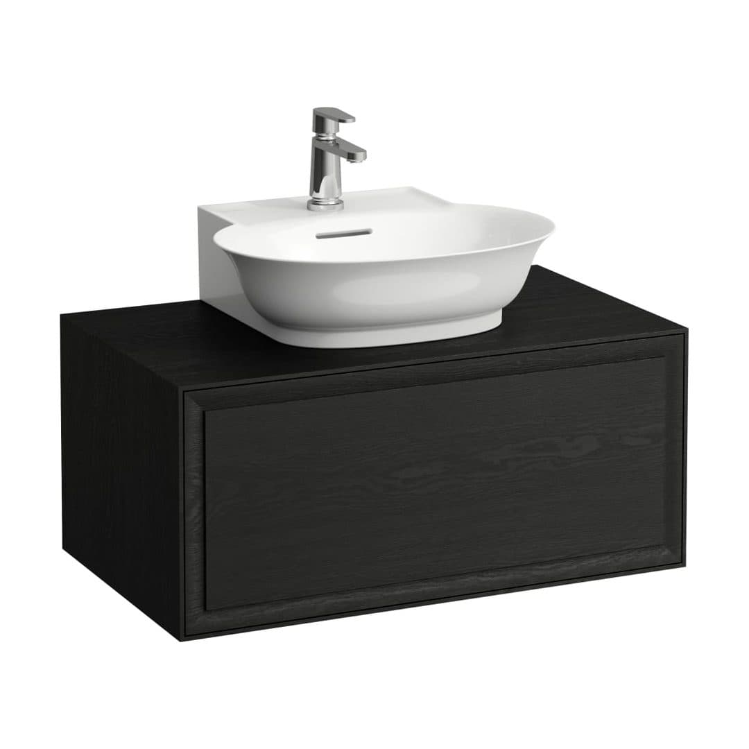 Laufen THE NEW CLASSIC – Έπιπλο Νιπτήρα – 775 mm, 1 συρτάρι, κεντρικό άνοιγμα, για νιπτήρα H816852 – Blacked Oak (H4060130856281)