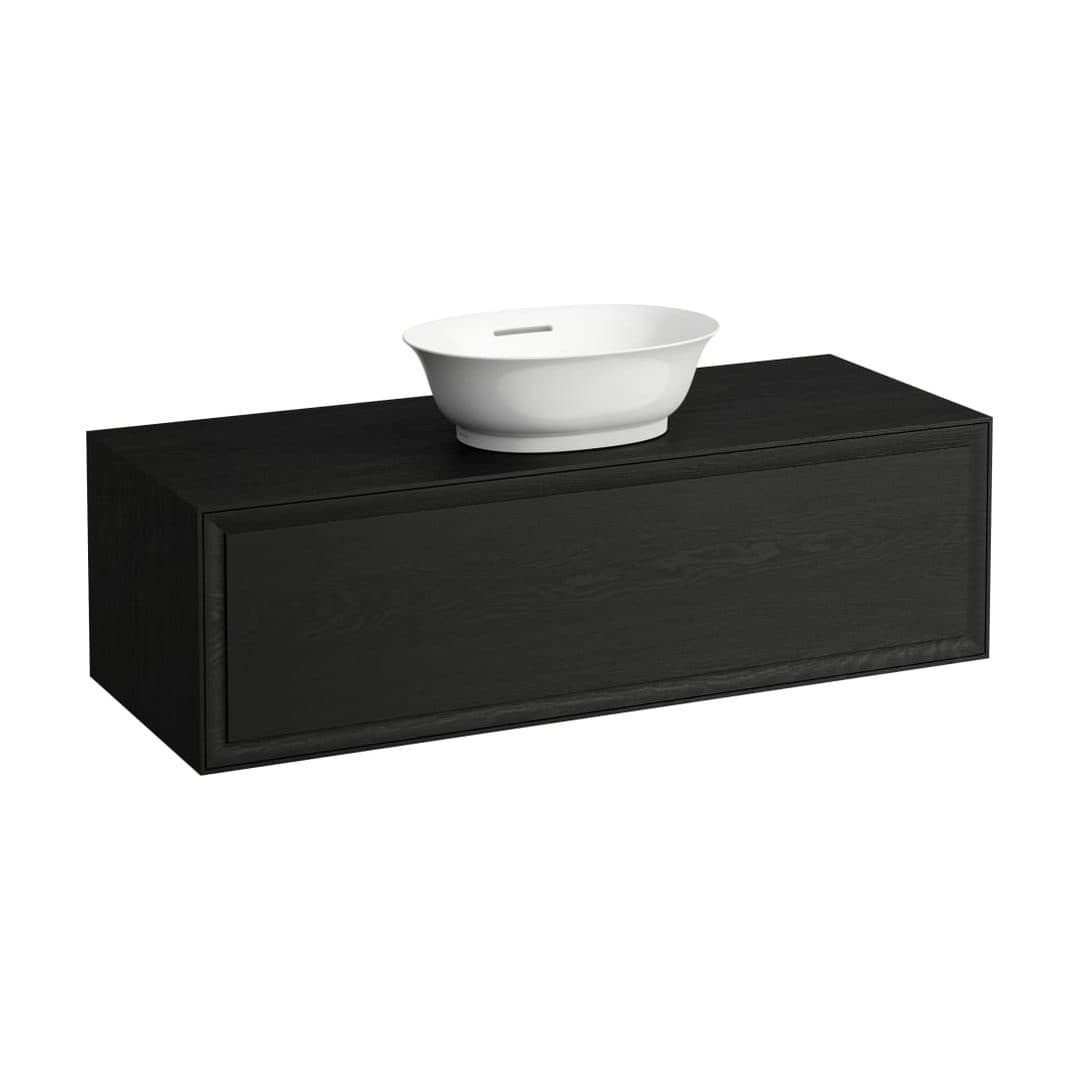 Laufen THE NEW CLASSIC – Έπιπλο Νιπτήρα – 1175 mm, 1 συρτάρι, κεντρικό άνοιγμα, για νιπτήρα H812850 – Blacked Oak (H4060210856281)