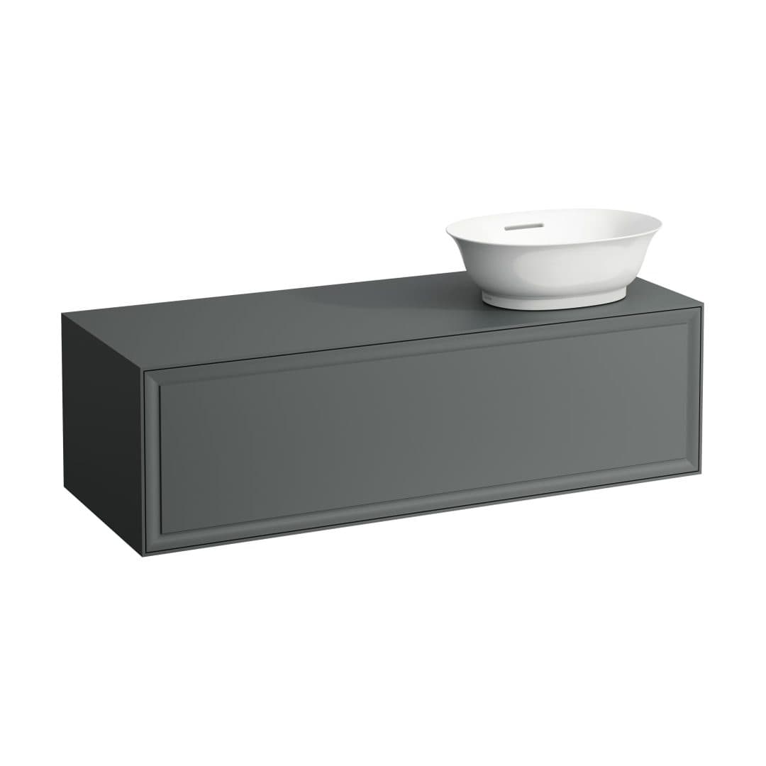 Laufen THE NEW CLASSIC – Έπιπλο Νιπτήρα – 1175 mm, 1 συρτάρι, άνοιγμα δεξιά, για νιπτήρα H812850 – Traffic Grey (H4060820856271)