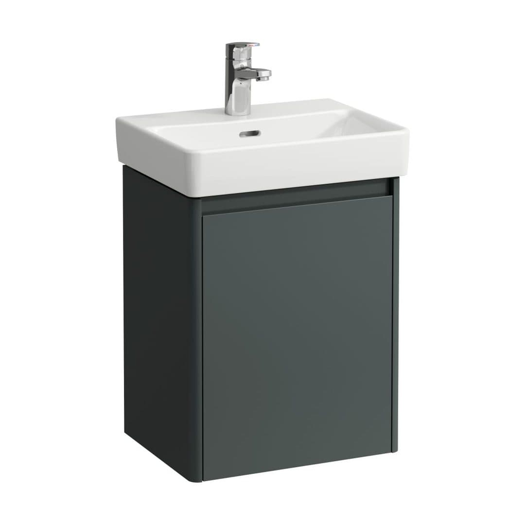 Laufen BASE 2.0 – Έπιπλο Νιπτήρα – 420 mm, 1 πόρτα δεξιά – Traffic Grey (H4112221082661)