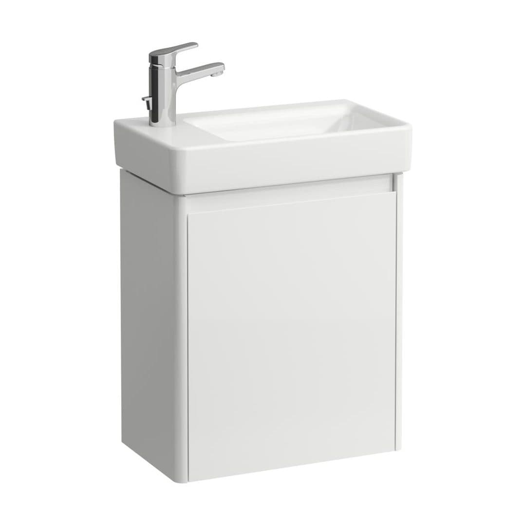 Laufen BASE 2.0 – Έπιπλο Νιπτήρα – 457 mm, 1 πόρτα αριστερή – White glossy (H4112311082611)