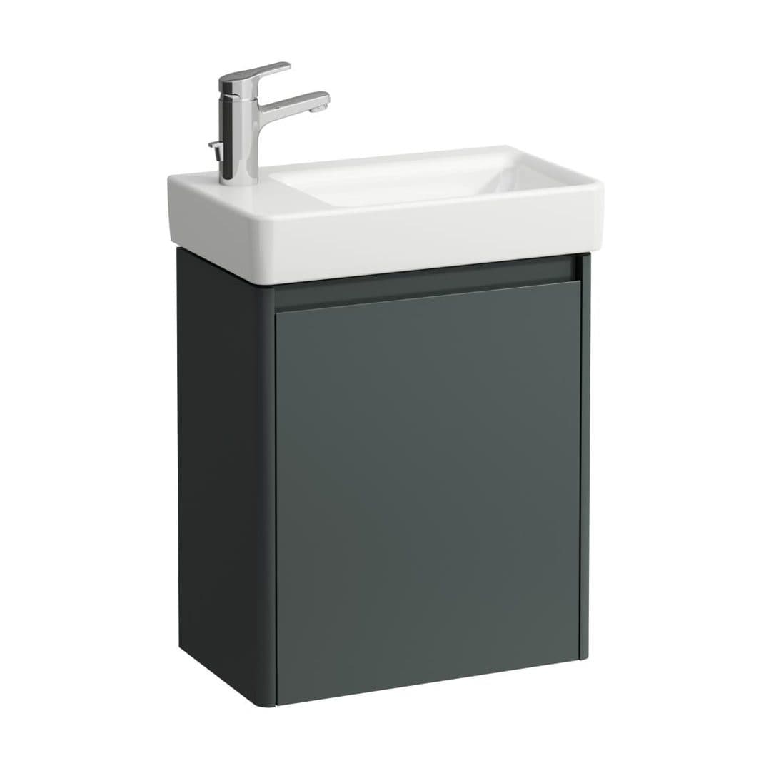 Laufen BASE 2.0 – Έπιπλο Νιπτήρα – 457 mm, 1 πόρτα αριστερή – Traffic Grey (H4112311082661)