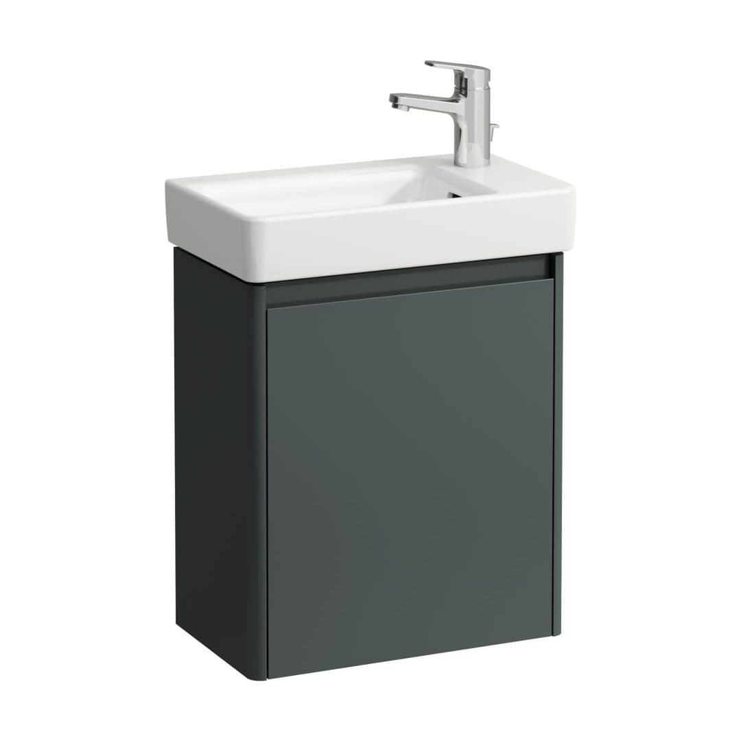 Laufen BASE 2.0 – Έπιπλο Νιπτήρα – 457 mm, 1 πόρτα δεξιά – Traffic Grey (H4112321082661)