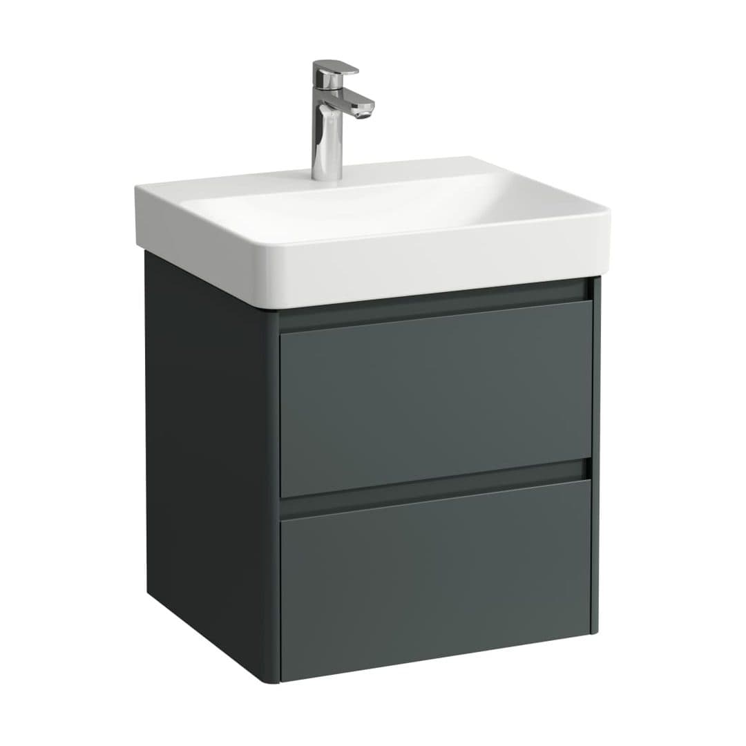 Laufen BASE 2.0 – Έπιπλο Νιπτήρα – 520 mm, 2 συρτάρια, για νιπτήρα H810962 / PRO X 810862 – Traffic Grey (H4112421082661)