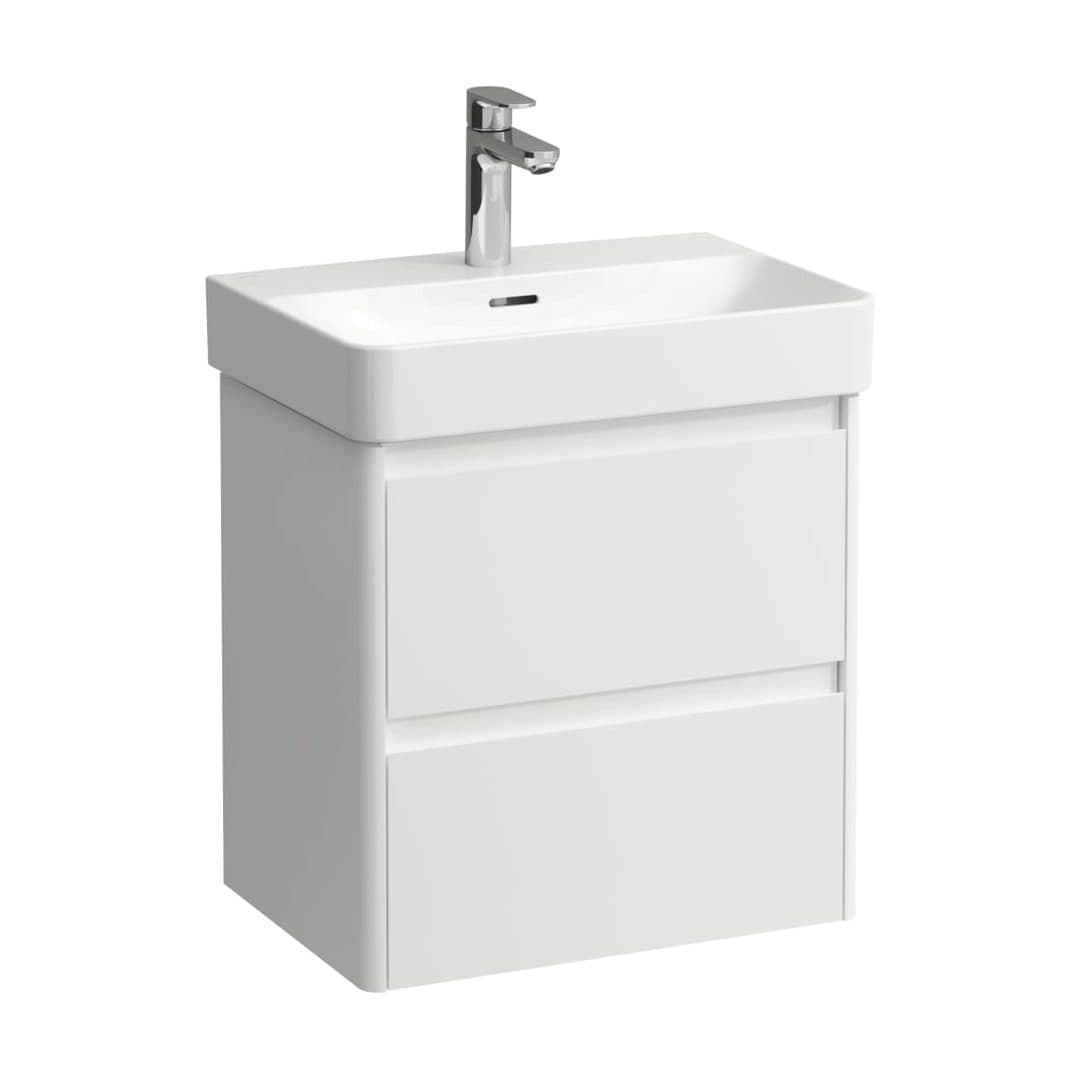 Laufen BASE 2.0 – Έπιπλο Νιπτήρα – 520 mm, 2 συρτάρια, για νιπτήρα H818958 / PRO X H818862 – White Matt (H4112521082601)
