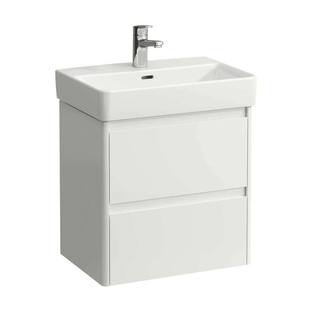 Laufen BASE 2.0 – Έπιπλο Νιπτήρα – 520 mm, 2 συρτάρια, για νιπτήρα H818958 / PRO X H818862 – White glossy (H4112521082611)