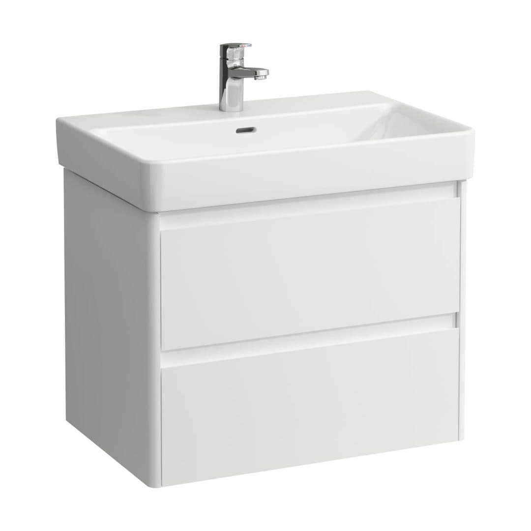 Laufen BASE 2.0 – Έπιπλο Νιπτήρα – 670 mm, 2 συρτάρια – White Matt (H4112921082601)