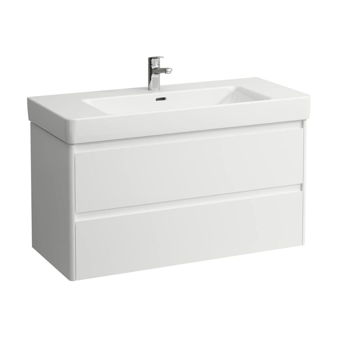 Laufen BASE 2.0 – Έπιπλο Νιπτήρα – 1020 mm, 2 συρτάρια – White Matt (H4113121082601)