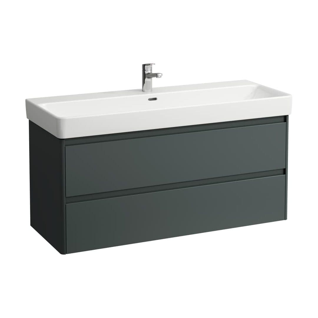Laufen BASE 2.0 – Έπιπλο Νιπτήρα – 1170 mm, 2 συρτάρια, για νιπτήρα H814965 / PRO X 814861 – Traffic Grey (H4113221082661)