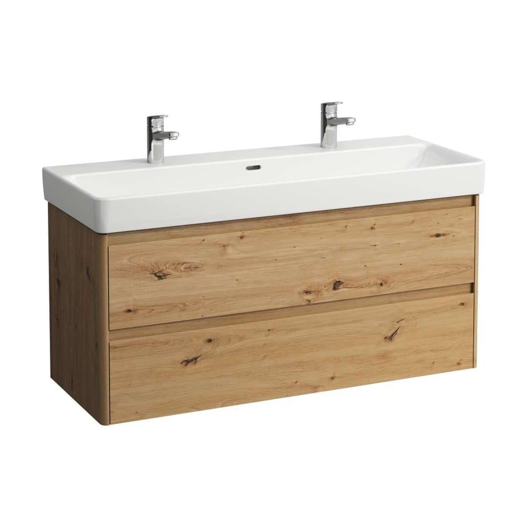 Laufen BASE 2.0 – Έπιπλο Νιπτήρα – 1170 mm, 2 συρτάρια, για νιπτήρα H814965 / PRO X 814861 – Wild oak (H4113221082671)