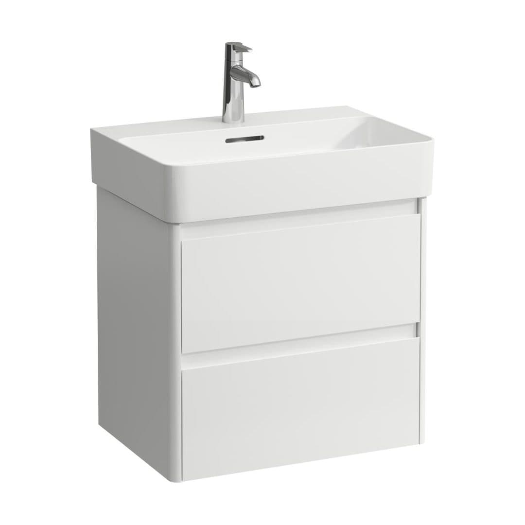 Laufen BASE 2.0 – Έπιπλο Νιπτήρα – 570 mm, 2 συρτάρια, για νιπτήρα H810283 – White glossy (H4113721082611)
