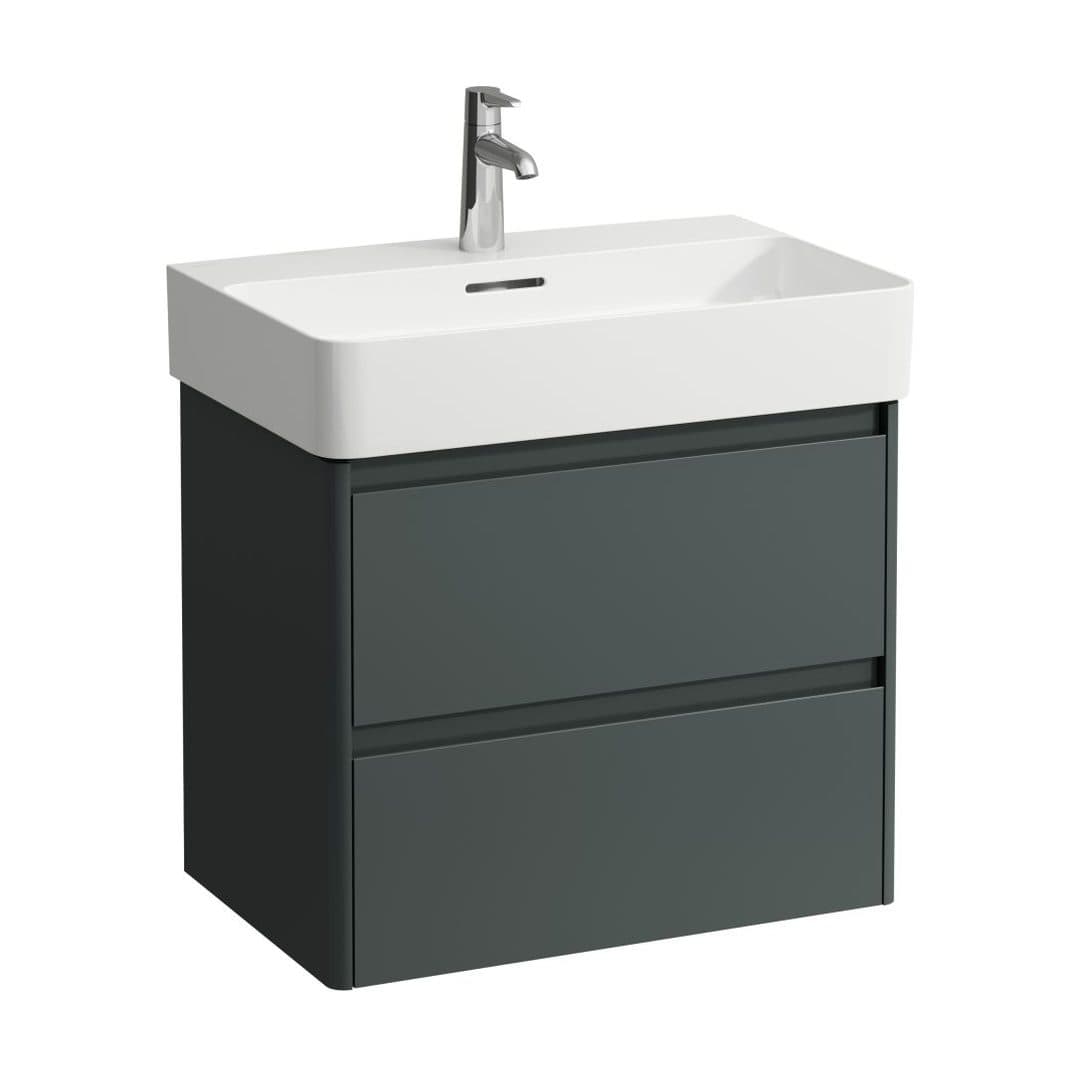 Laufen BASE 2.0 – Έπιπλο Νιπτήρα – 620 mm, 2 συρτάρια, για νιπτήρα H810284 – Traffic Grey (H4113921082661)