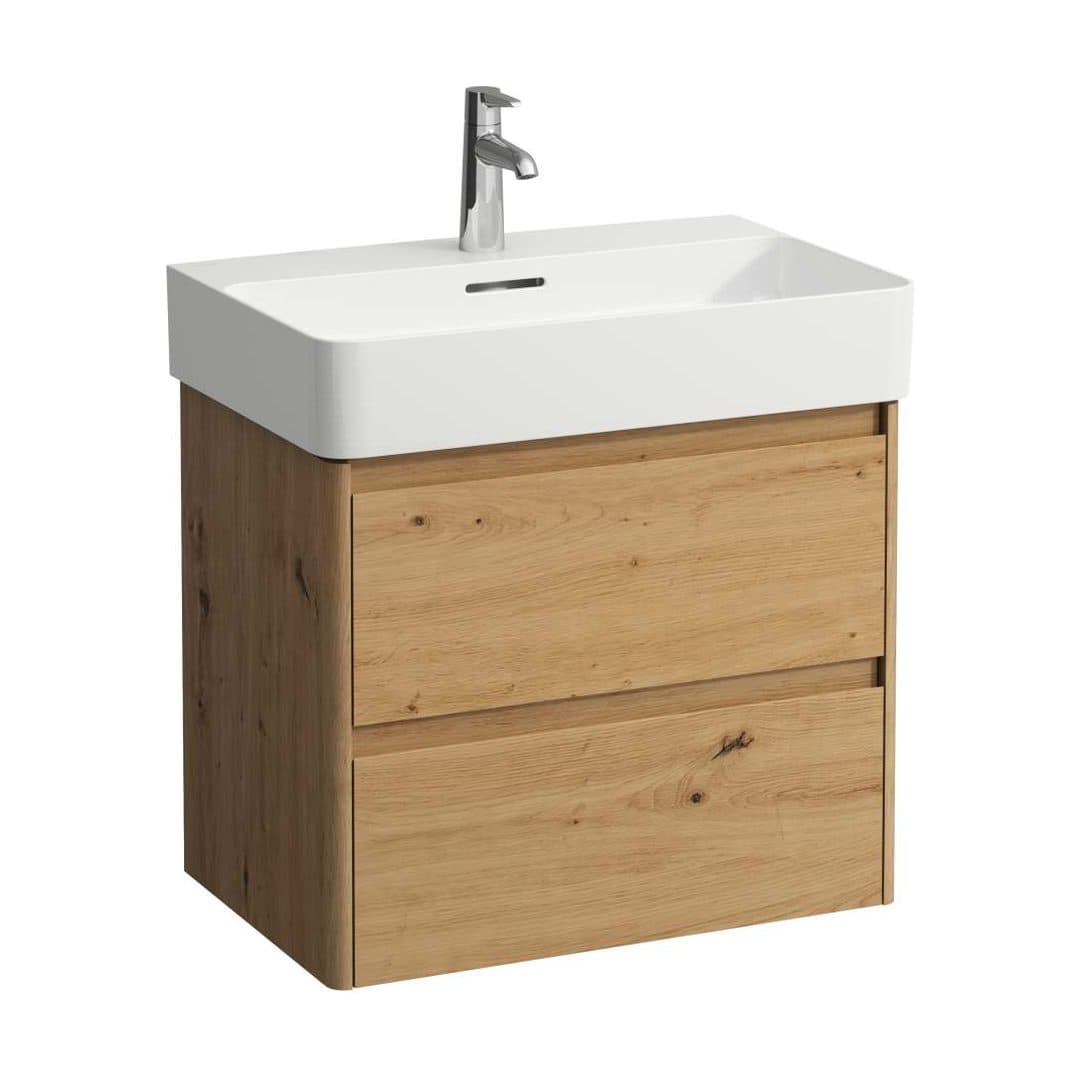 Laufen BASE 2.0 – Έπιπλο Νιπτήρα – 620 mm, 2 συρτάρια, για νιπτήρα H810284 – Wild oak (H4113921082671)
