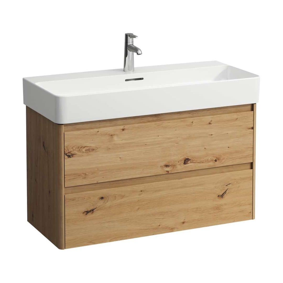 Laufen BASE 2.0 – Έπιπλο Νιπτήρα – 920 mm, 2 συρτάρια – Wild oak (H4114121082671)