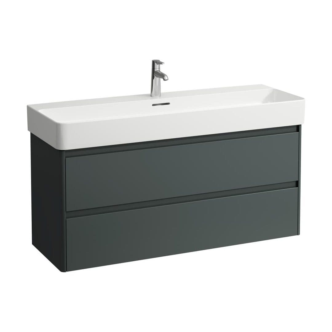 Laufen BASE 2.0 – Έπιπλο Νιπτήρα – 1170 mm, 2 συρτάρια, για νιπτήρα H810289 – Traffic Grey (H4114221082661)