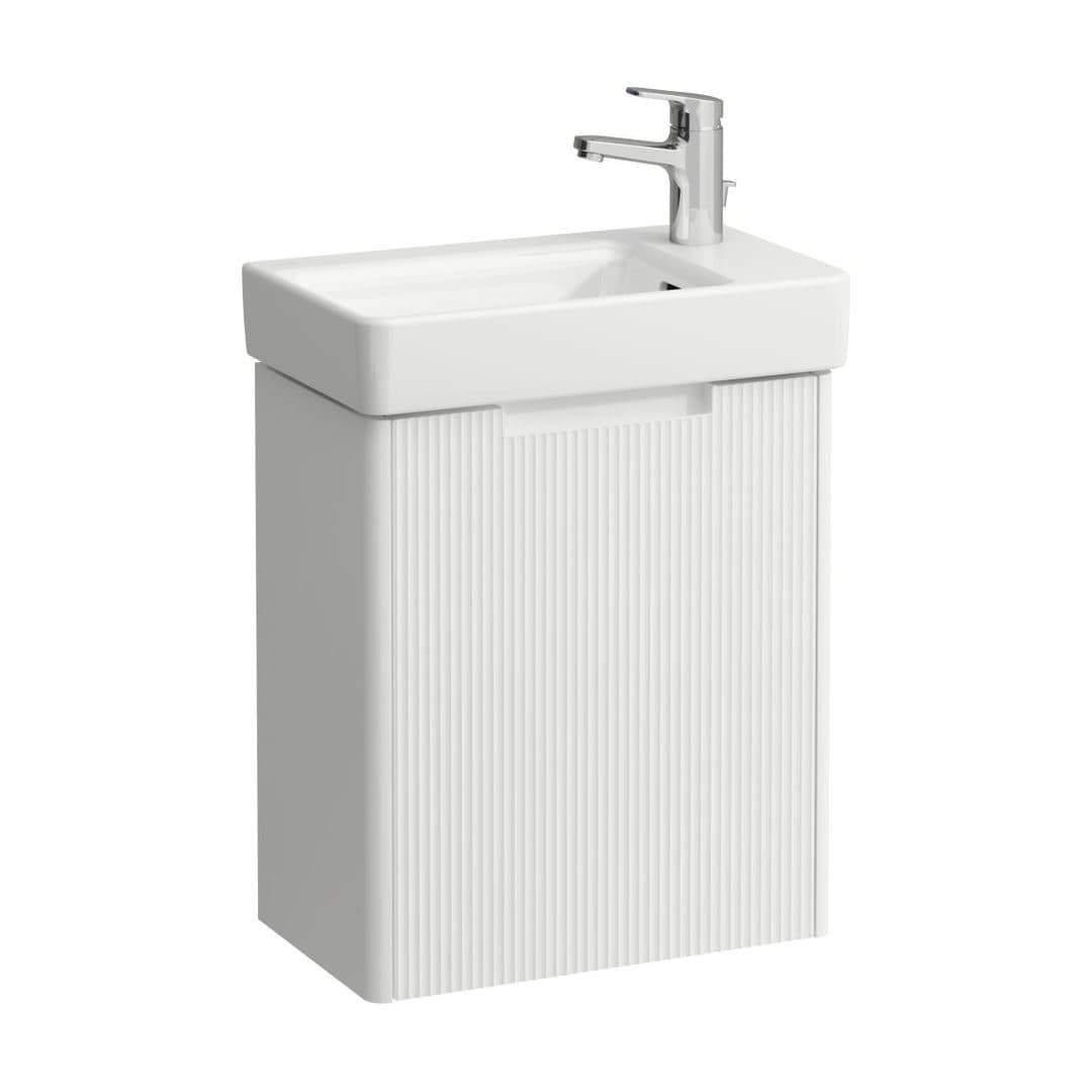 Laufen JUNA – Έπιπλο Νιπτήρα – 457 mm, 1 πόρτα δεξιά – White Matt (H4114521092601)