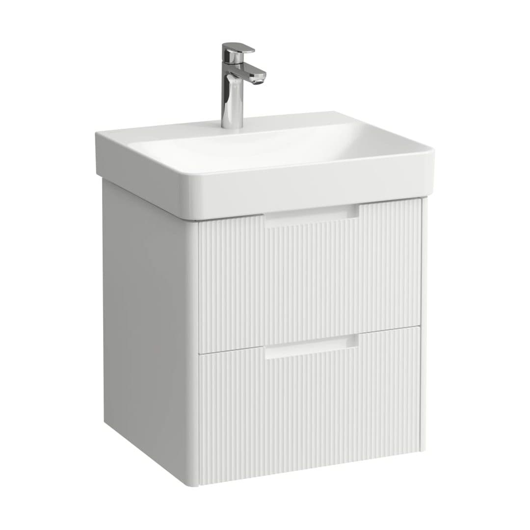 Laufen JUNA – Έπιπλο Νιπτήρα – 520 mm, 2 συρτάρια, για νιπτήρα H810962 / PRO X 810862 – White Matt (H4114621092601)