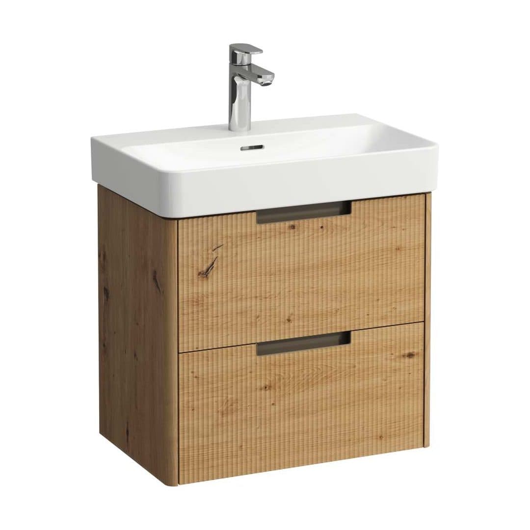 Laufen JUNA – Έπιπλο Νιπτήρα – 570 mm, 2 συρτάρια, για νιπτήρα H818959 / PRO X H818863 – Wild oak (H4114821092671)