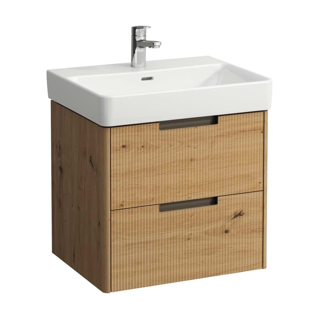 Laufen JUNA – Έπιπλο Νιπτήρα – 570 mm, 2 συρτάρια, για νιπτήρα H810963 / PRO X 810863 – Wild oak (H4114921092671)