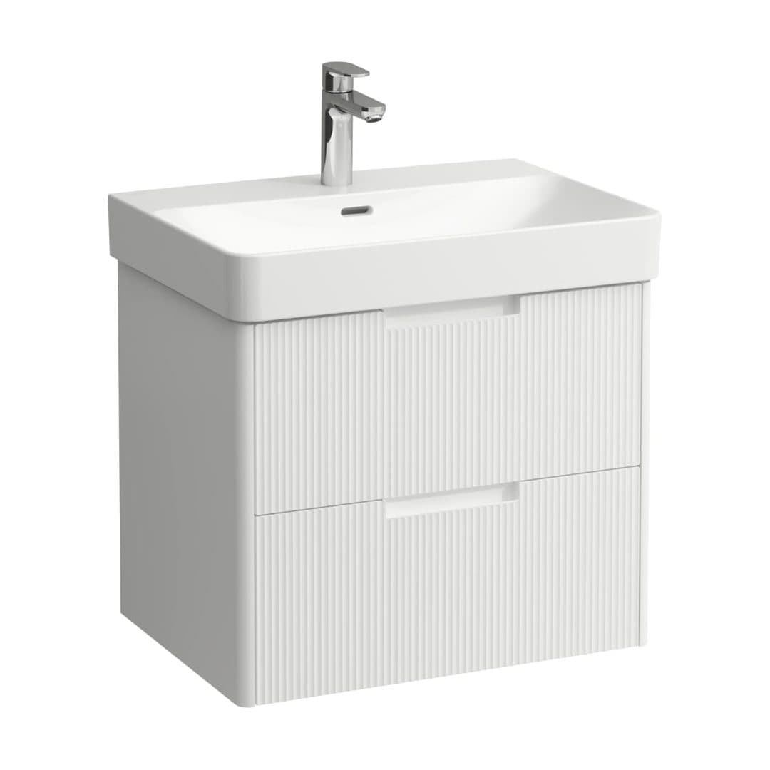Laufen JUNA – Έπιπλο Νιπτήρα – 620 mm, 2 συρτάρια, για νιπτήρα H810964 / PRO X 810864 – White Matt (H4115021092601)