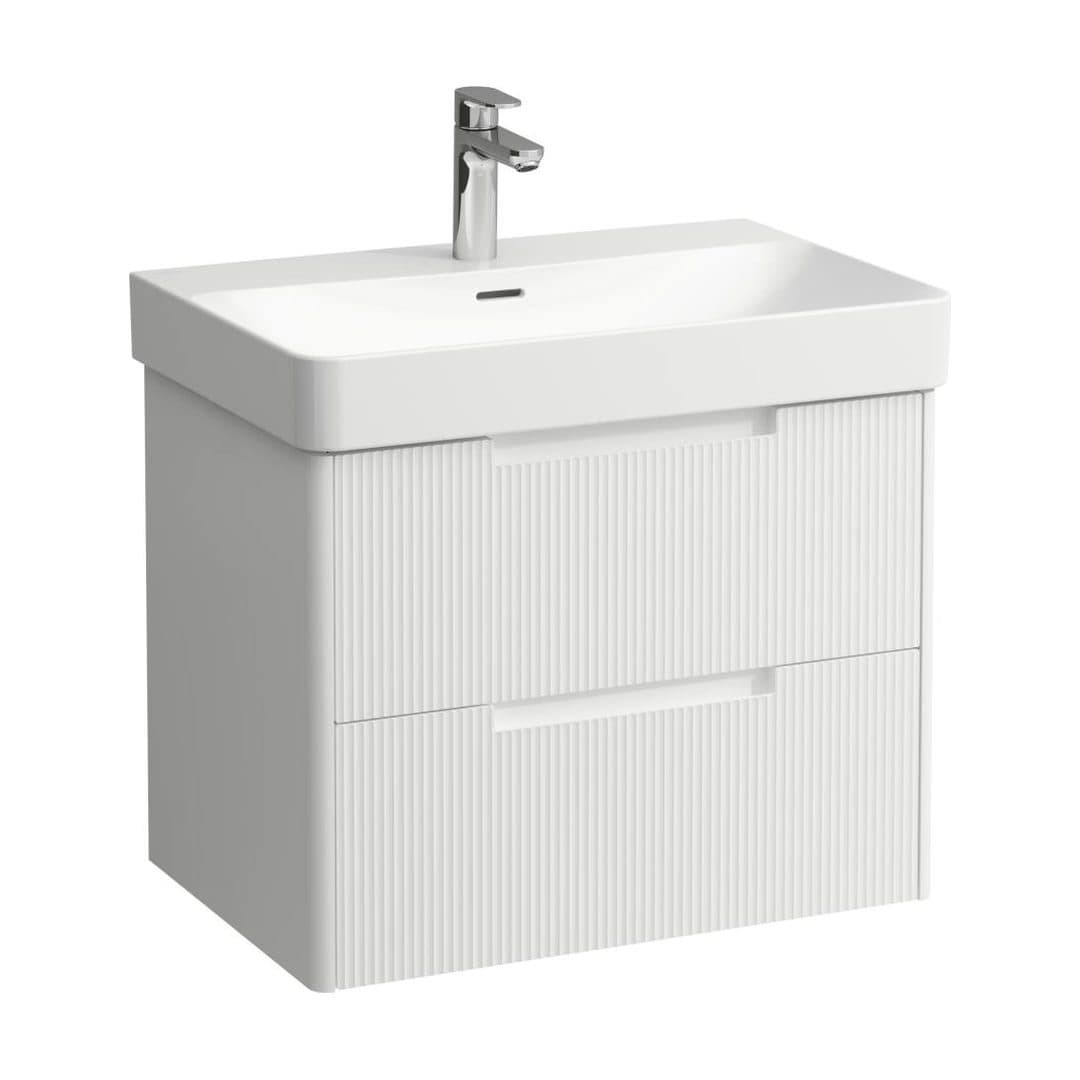 Laufen JUNA – Έπιπλο Νιπτήρα – 670 mm, 2 συρτάρια – White Matt (H4115121092601)