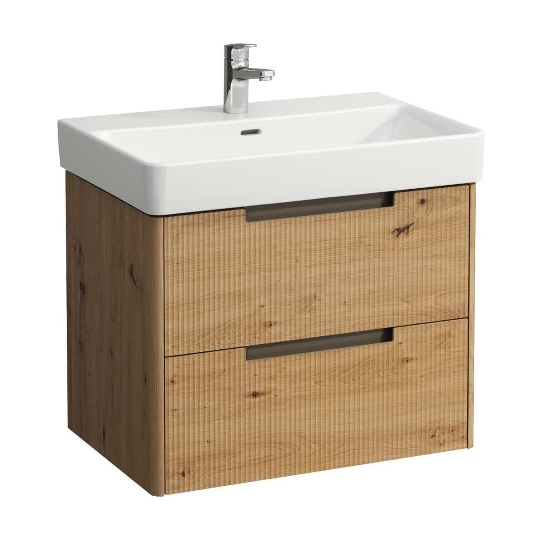 Laufen JUNA – Έπιπλο Νιπτήρα – 670 mm, 2 συρτάρια – Wild oak (H4115121092671)