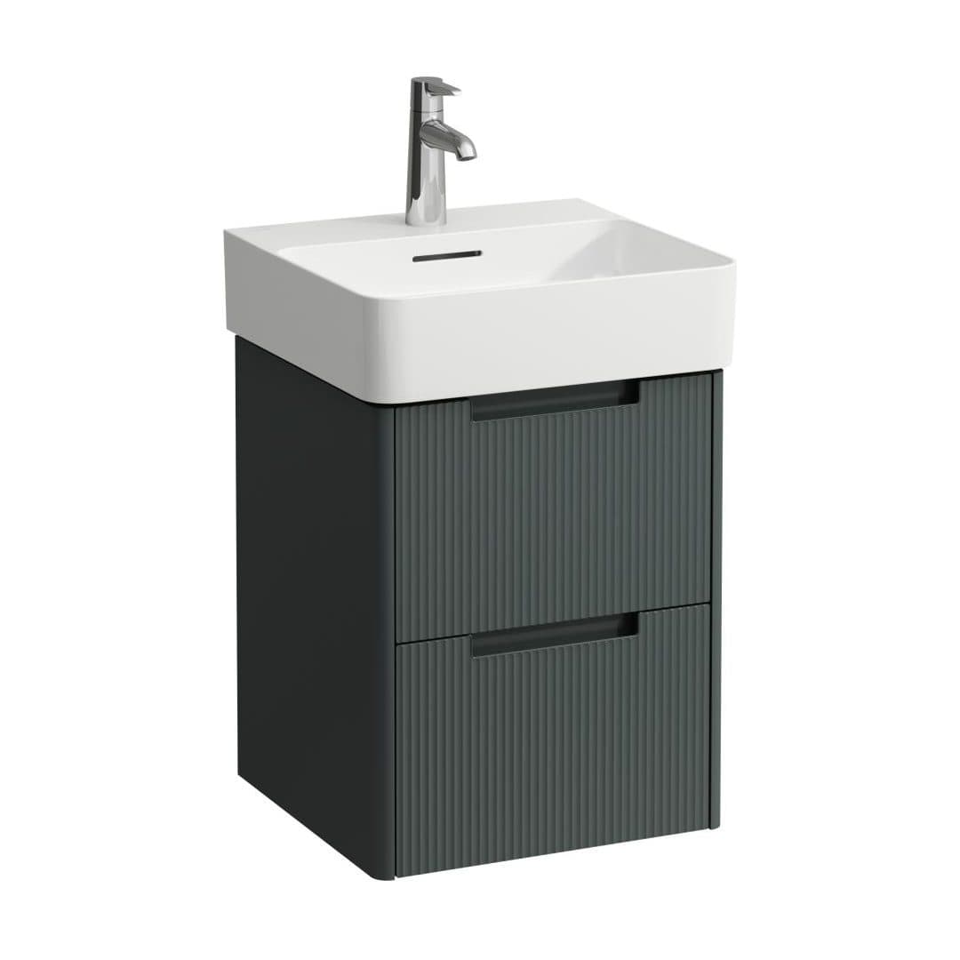 Laufen JUNA – Έπιπλο Νιπτήρα – 420 mm, 2 συρτάρια – Traffic Grey (H4115721092661)