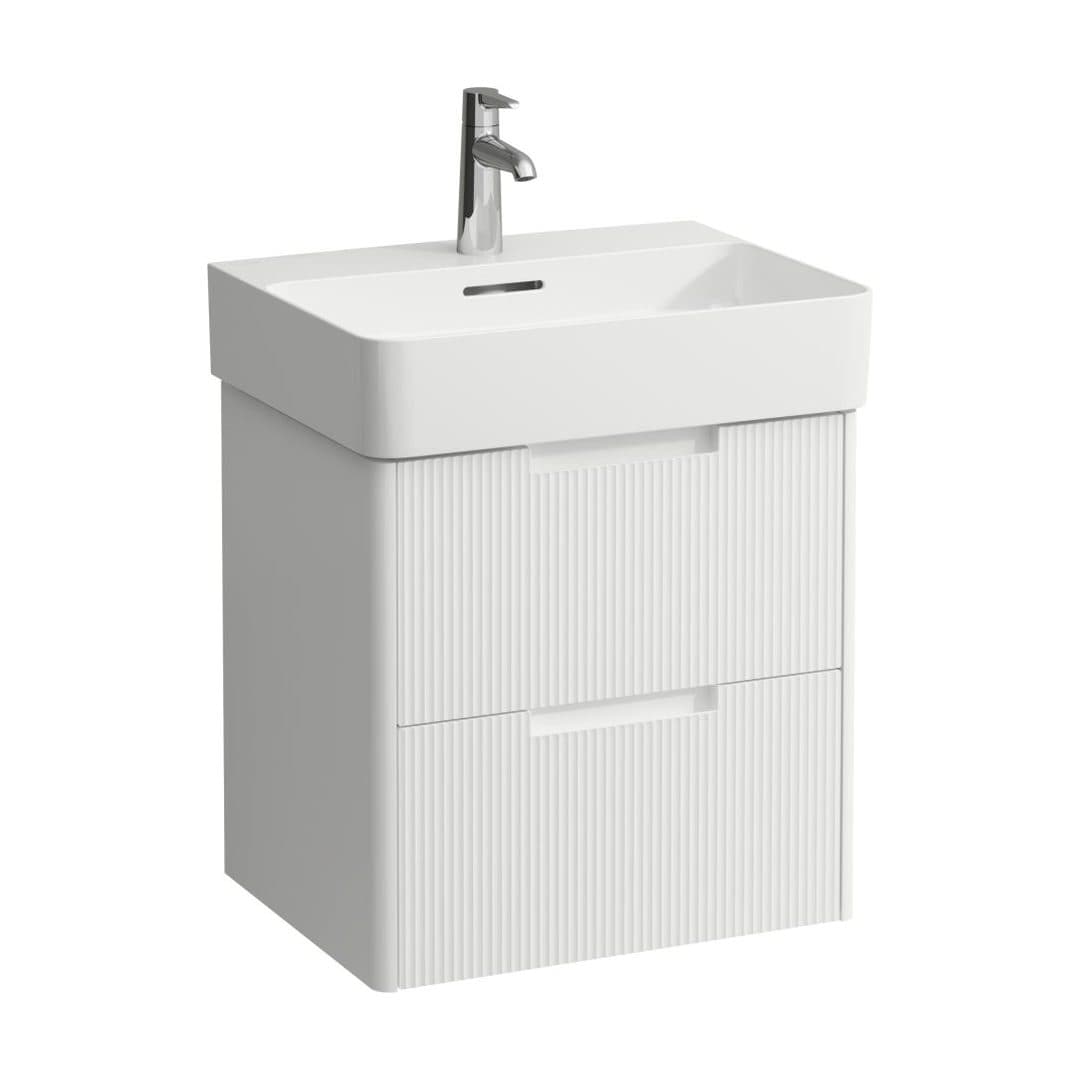 Laufen JUNA – Έπιπλο Νιπτήρα – 520 mm, 2 συρτάρια, για νιπτήρα H810282 – White Matt (H4115821092601)