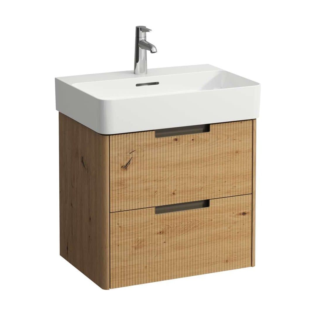 Laufen JUNA – Έπιπλο Νιπτήρα – 570 mm, 2 συρτάρια, για νιπτήρα H810283 – Wild oak (H4115921092671)