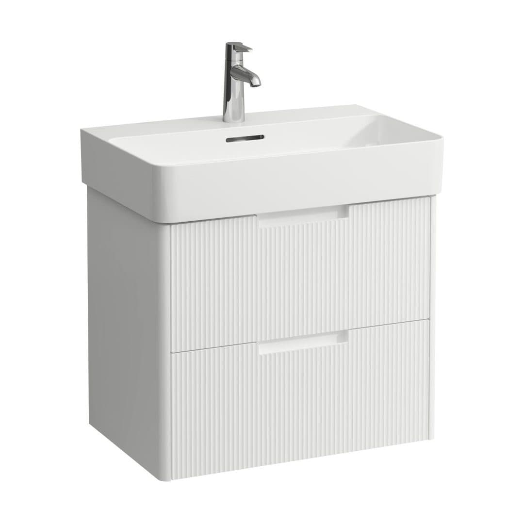 Laufen JUNA – Έπιπλο Νιπτήρα – 620 mm, 2 συρτάρια, για νιπτήρα H810284 – White Matt (H4116121092601)