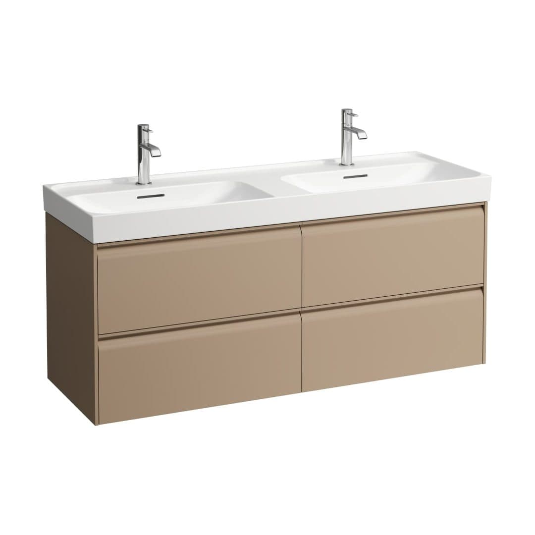 Laufen MEDA – Έπιπλο Νιπτήρα – 1285 mm, 4 συρτάρια – Cappuccino (H4216440114651)