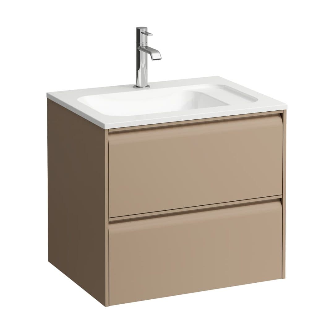 Laufen MEDA – Έπιπλο Νιπτήρα – 570 mm, 2 συρτάρια – Cappuccino (H4216720114651)