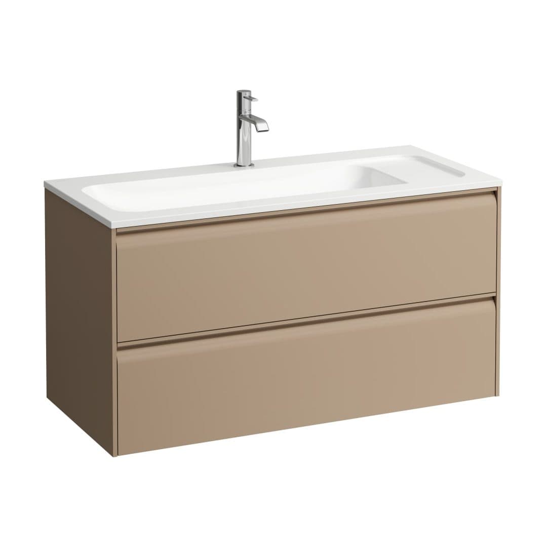Laufen MEDA – Έπιπλο Νιπτήρα – 970 mm, 2 συρτάρια – Cappuccino (H4216920114651)