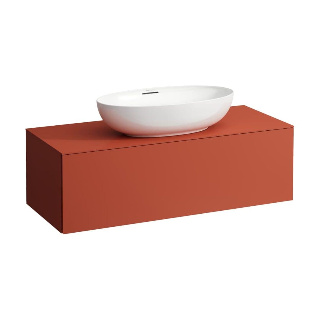 Laufen ILBAGNOALESSI – Έπιπλο Νιπτήρα – 1200 mm, 1 συρτάρι, κεντρικό άνοιγμα – Terracotta (H4303110972691)