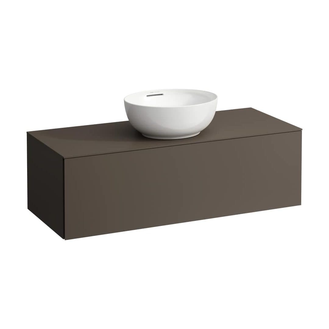 Laufen ILBAGNOALESSI – Έπιπλο Νιπτήρα – 1200 mm, 1 συρτάρι, κεντρικό άνοιγμα – Dark brown (H4303110974291)