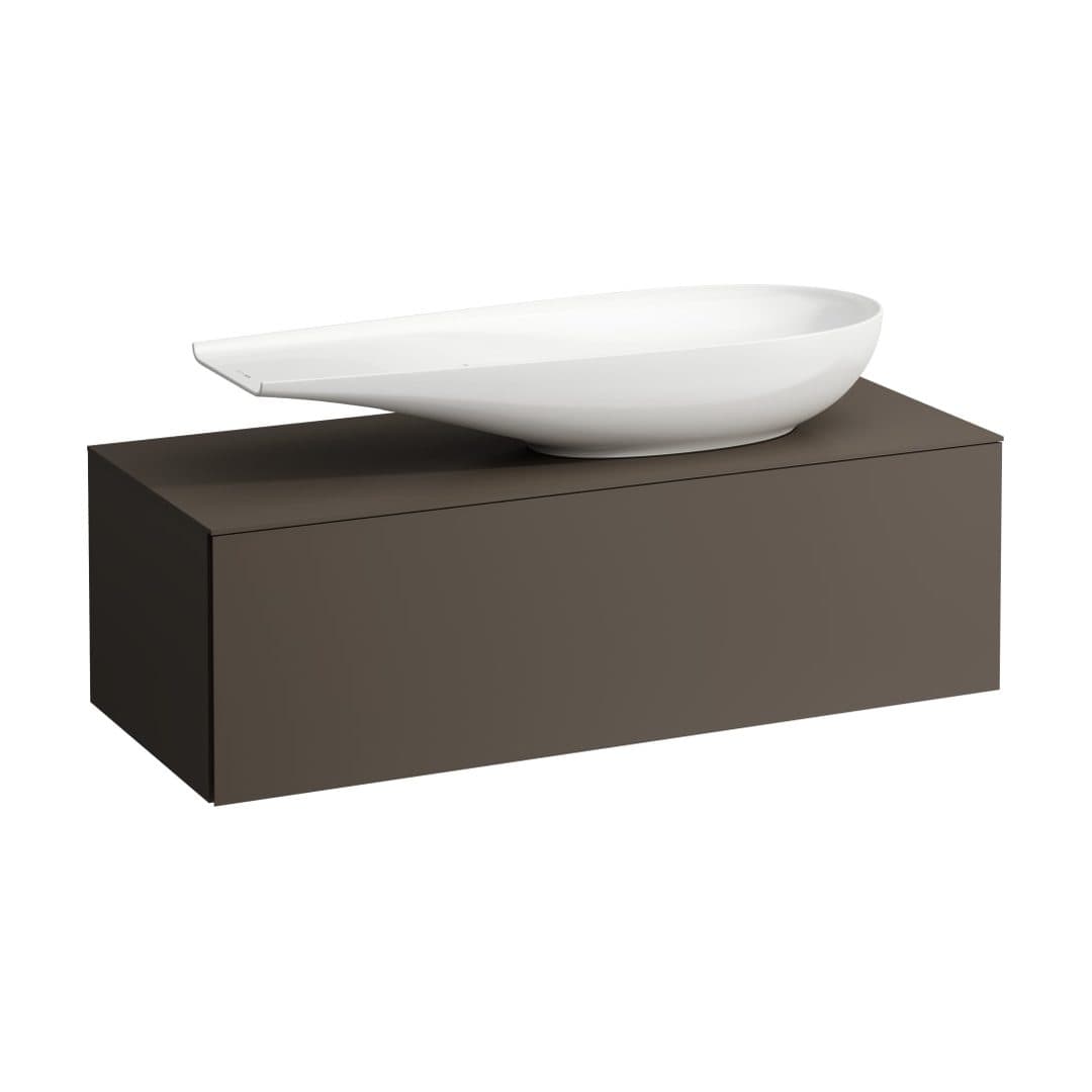 Laufen ILBAGNOALESSI – Έπιπλο Νιπτήρα – 1200 mm, 1 συρτάρι, άνοιγμα δεξιά, για νιπτήρα H818974 – Dark brown (H4303230974291)