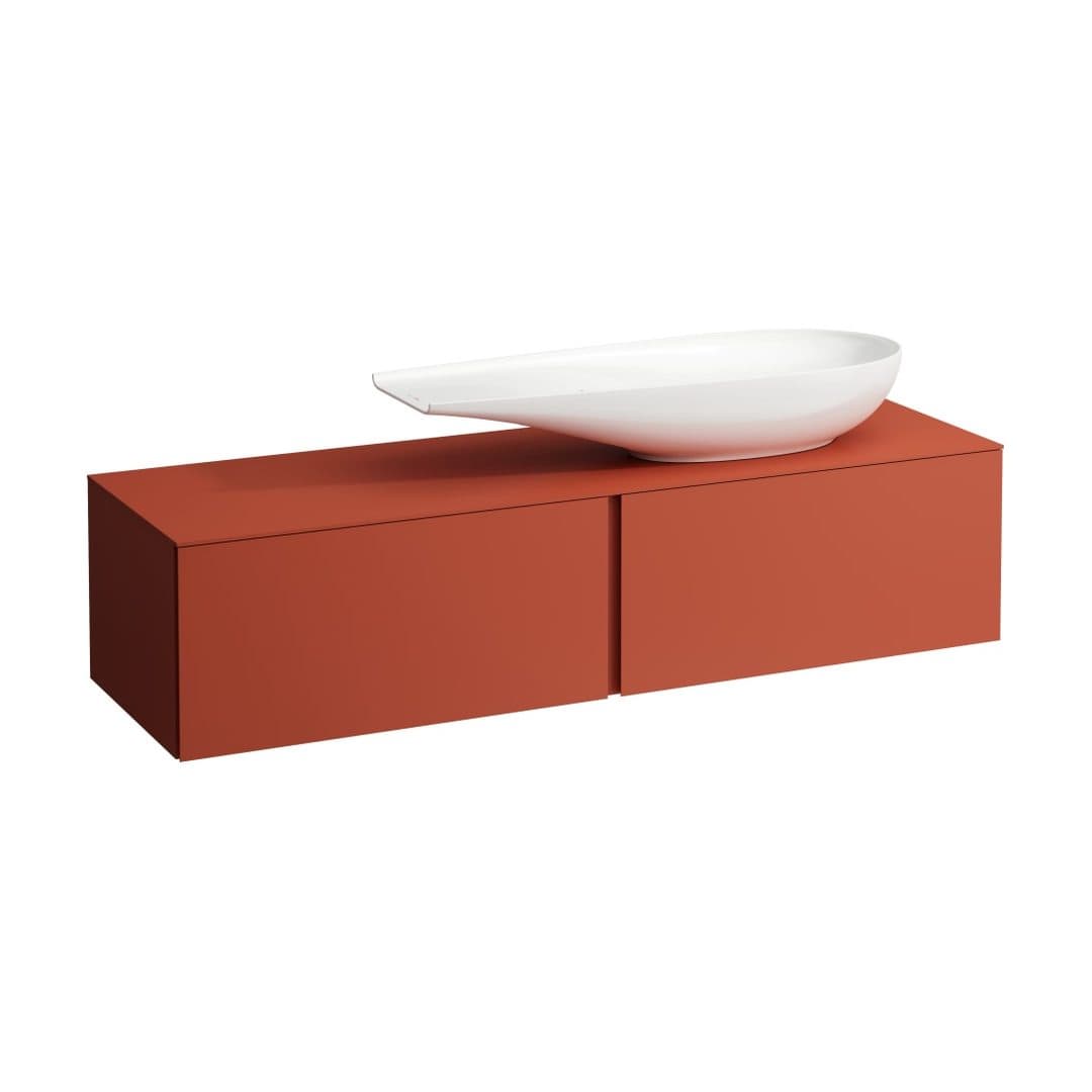 Laufen ILBAGNOALESSI – Έπιπλο Νιπτήρα – 1600 mm, 2 συρτάρια, άνοιγμα δεξιά, για νιπτήρα H818974 – Terracotta (H4303430972691)