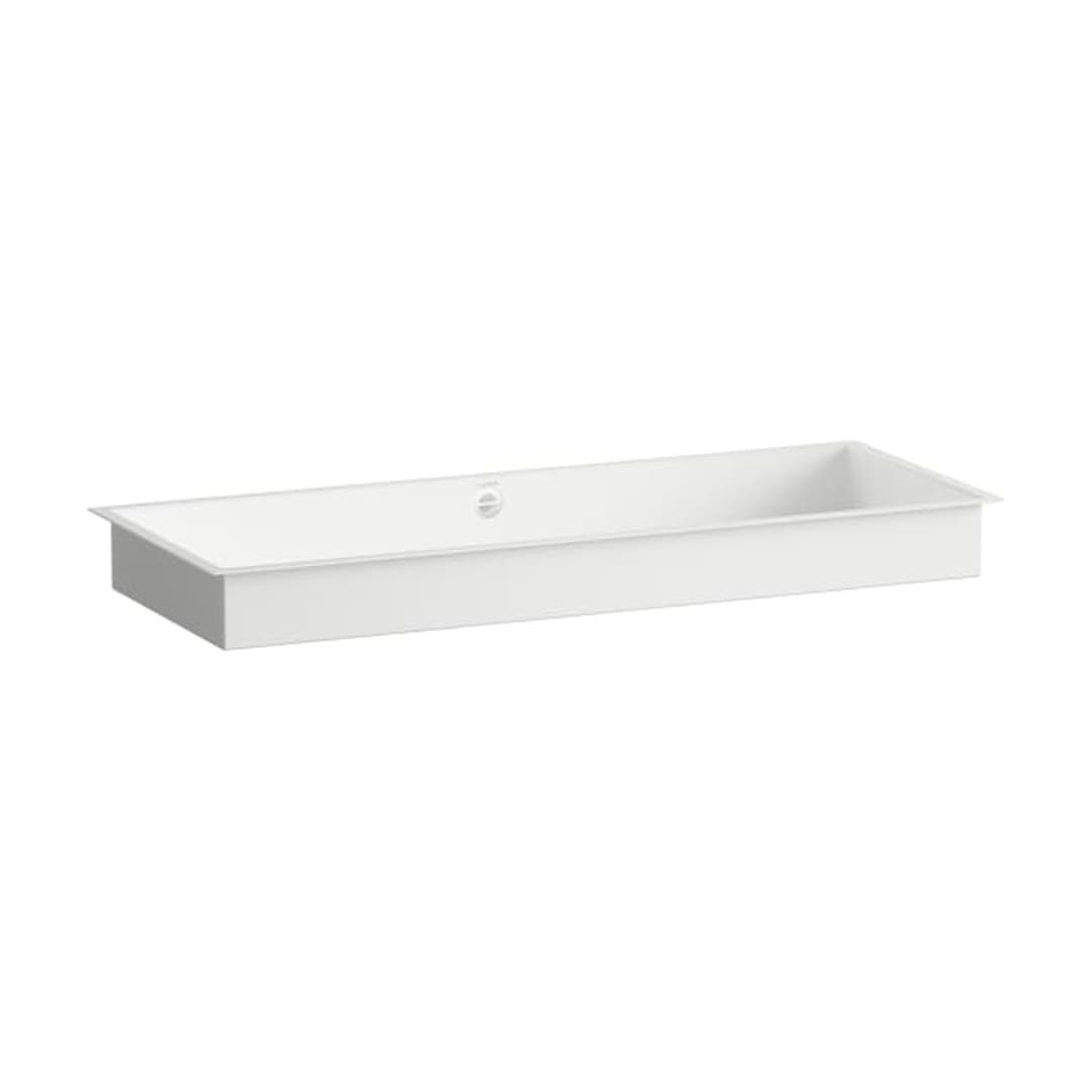Laufen METAPHOR – Νιπτήρας Υποκαθήμενος – 1044×419 mm, με υπερχείλιση – White (H513ME90001091)